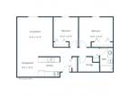 Columbia West Apartment Community - Mayfair Apartments - Two Bedroom Plan 21A