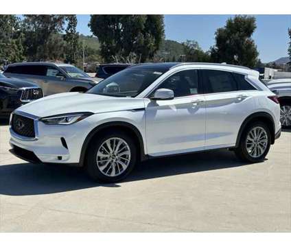 2024 Infiniti QX50 LUXE is a White 2024 Infiniti QX50 Luxe SUV in Thousand Oaks CA