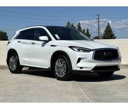 2024 Infiniti QX50 LUXE is a White 2024 Infiniti QX50 Luxe SUV in Thousand Oaks CA