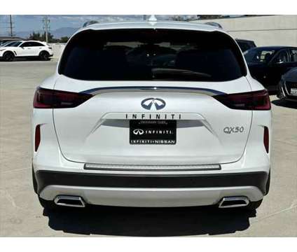 2024 Infiniti QX50 LUXE is a White 2024 Infiniti QX50 Luxe SUV in Thousand Oaks CA