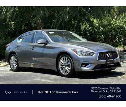 2024 Infiniti Q50 LUXE AWD is a Grey 2024 Infiniti Q50 Sedan in Thousand Oaks CA