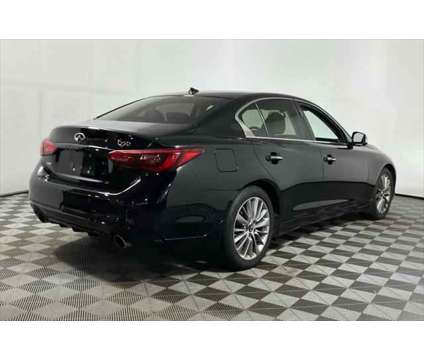 2023 Infiniti Q50 LUXE AWD is a Black 2023 Infiniti Q50 Sedan in Warwick RI