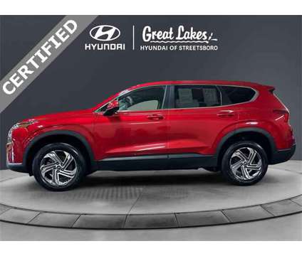 2022 Hyundai Santa Fe SE is a Red 2022 Hyundai Santa Fe SE SUV in Streetsboro OH