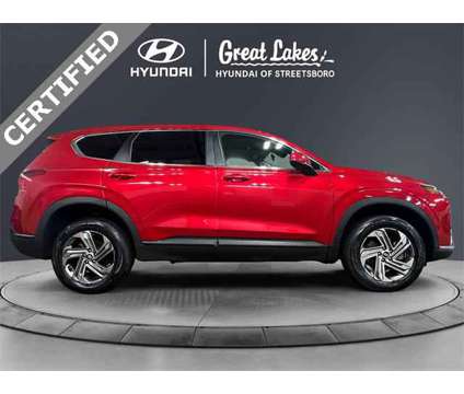 2022 Hyundai Santa Fe SE is a Red 2022 Hyundai Santa Fe SE SUV in Streetsboro OH