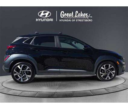 2022 Hyundai Kona Limited is a Black 2022 Hyundai Kona Limited SUV in Streetsboro OH