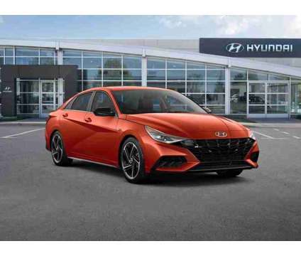 2022 Hyundai Elantra N Line is a Orange 2022 Hyundai Elantra Sedan in Holyoke MA