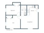 River North Apartment Community - Forest Ave - One Bedroom - Plan C with Den