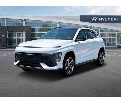 2024 Hyundai Kona N Line is a White 2024 Hyundai Kona SUV in Palatine IL