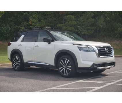 2023 Nissan Pathfinder Platinum is a Black, White 2023 Nissan Pathfinder Platinum SUV in Pelham AL