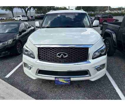 2016 Infiniti QX80 Base is a White 2016 Infiniti QX80 Base Car for Sale in Orlando FL