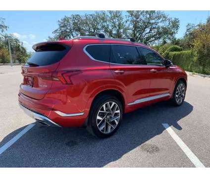 2021 Hyundai Santa Fe Calligraphy is a Red 2021 Hyundai Santa Fe SUV in New Port Richey FL