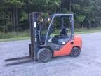 2010 Toyota 8FDU30 6000 lb Diesel Pneumatic Tire Forklift