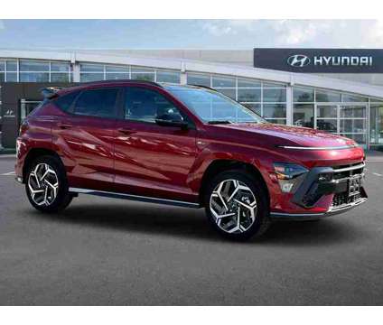 2024 Hyundai Kona N Line is a Red 2024 Hyundai Kona SUV in New Hudson MI