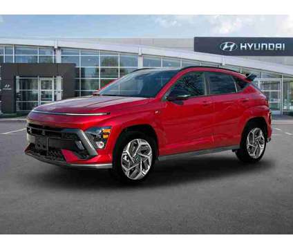 2024 Hyundai Kona N Line is a Red 2024 Hyundai Kona SUV in New Hudson MI