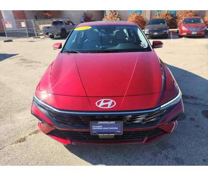 2024 Hyundai Elantra Limited is a Red 2024 Hyundai Elantra Limited Sedan in Manchester NH