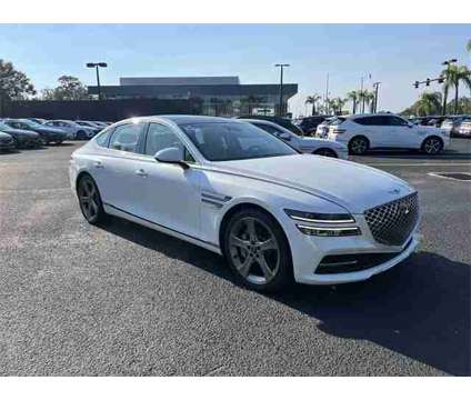 2021 Genesis G80 3.5T RWD is a White 2021 Genesis G80 3.8 Trim Sedan in Leesburg FL