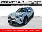 2019 Toyota RAV4 White, 74K miles