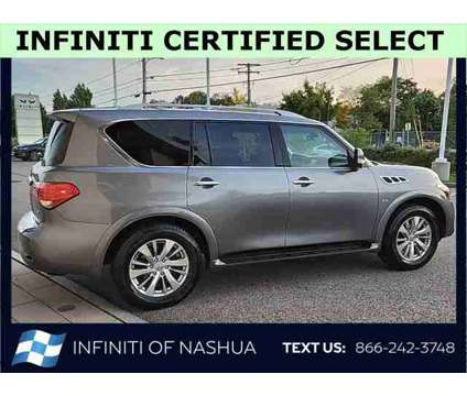 2017 Infiniti QX80 - PRO-ASSIST - NAV - LEATHER -MOONROOF is a Grey 2017 Infiniti QX80 SUV in Nashua NH