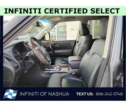 2017 Infiniti QX80 - PRO-ASSIST - NAV - LEATHER -MOONROOF is a Grey 2017 Infiniti QX80 SUV in Nashua NH