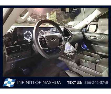 2025 Infiniti QX80 SENSORY AWD is a White 2025 Infiniti QX80 SUV in Nashua NH