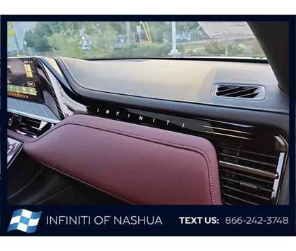 2025 Infiniti QX80 AUTOGRAPH AWD is a Black, Red 2025 Infiniti QX80 SUV in Nashua NH