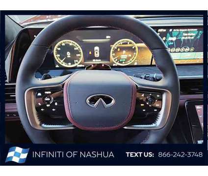 2025 Infiniti QX80 AUTOGRAPH AWD is a Black, Red 2025 Infiniti QX80 SUV in Nashua NH