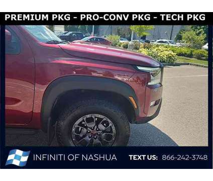 2023 Nissan Frontier Crew Cab PRO-4X 4x4 is a Red 2023 Nissan frontier Truck in Nashua NH