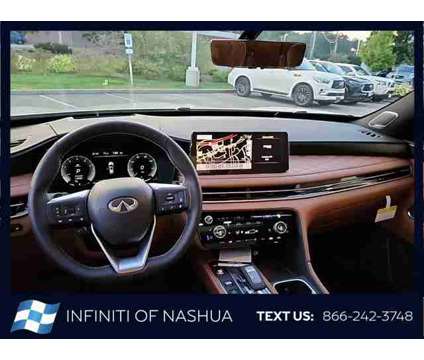 2025 Infiniti QX60 AUTOGRAPH AWD is a Black, White 2025 Infiniti QX60 SUV in Nashua NH