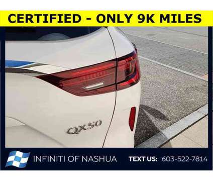 2023 Infiniti QX50 LUXE AWD is a White 2023 Infiniti QX50 Luxe Station Wagon in Nashua NH