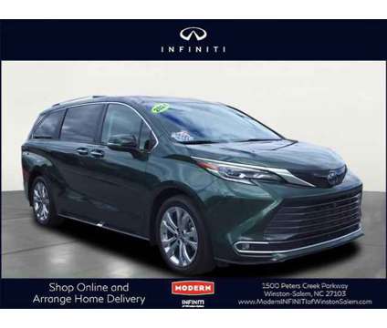 2024 Toyota Sienna Platinum is a Brown, Silver 2024 Toyota Sienna Car for Sale in Clemmons NC