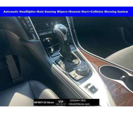 2019 Infiniti Q50 3.0t LUXE is a White 2019 Infiniti Q50 3.0t LUXE Sedan in Akron OH