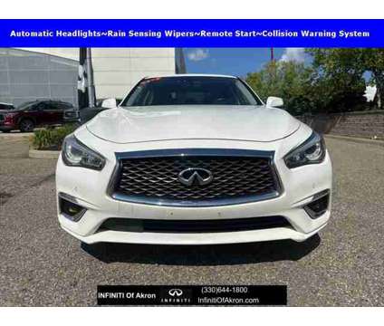 2019 Infiniti Q50 3.0t LUXE is a White 2019 Infiniti Q50 3.0t LUXE Sedan in Akron OH