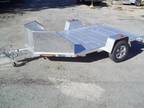 2023 Aluma MC210 double motorcycle aluminum trailer New