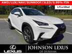 2018 Lexus NX 300h LUX/AWD/NAV/3LED/UNLIMITED MILE WARRANTY/5.99% FIN