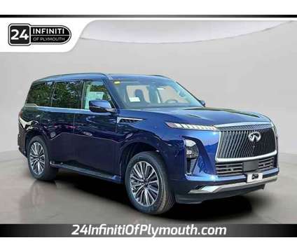 2025 Infiniti QX80 SENSORY AWD is a Blue 2025 Infiniti QX80 SUV in Plymouth MA