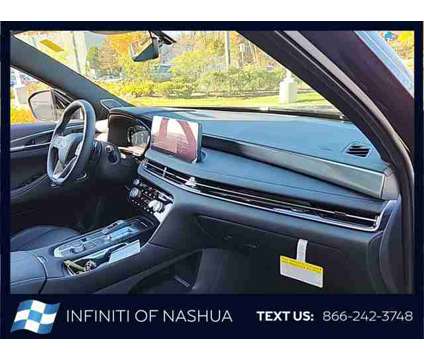 2025 Infiniti QX60 LUXE AWD is a Black 2025 Infiniti QX60 Luxe SUV in Nashua NH