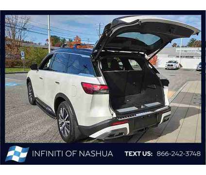 2025 Infiniti QX60 AUTOGRAPH AWD is a Black, White 2025 Infiniti QX60 SUV in Nashua NH