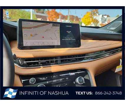 2025 Infiniti QX60 AUTOGRAPH AWD is a Black, White 2025 Infiniti QX60 SUV in Nashua NH