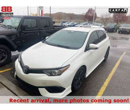 2017 Toyota Corolla iM Base (CVT) is a White 2017 Toyota Corolla iM Base Hatchback in Rock Springs WY