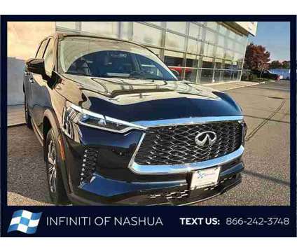 2025 Infiniti QX60 PURE AWD is a Black 2025 Infiniti QX60 Pure SUV in Nashua NH