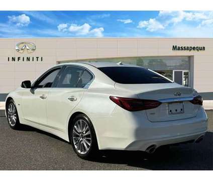 2019 Infiniti Q50 3.0t LUXE is a White 2019 Infiniti Q50 3.0t LUXE Sedan in Massapequa NY