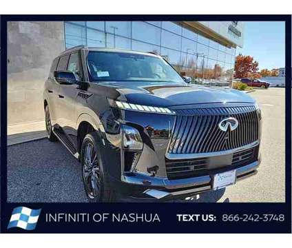 2025 Infiniti QX80 AUTOGRAPH AWD is a Black 2025 Infiniti QX80 SUV in Nashua NH