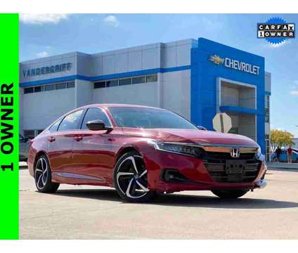 2021 Honda Accord Sport Special Edition is a Red 2021 Honda Accord Sport Sedan in Arlington TX