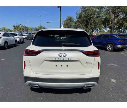 2020 Infiniti QX50 LUXE is a White 2020 Infiniti QX50 Luxe Station Wagon in Leesburg FL