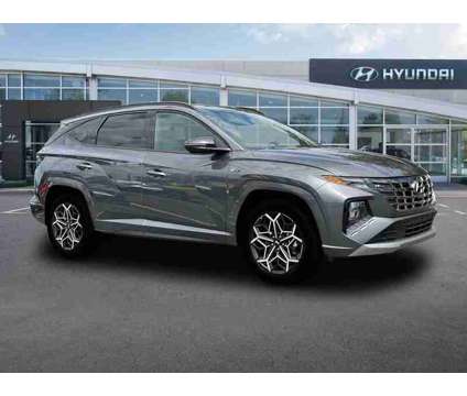 2024 Hyundai Tucson Hybrid N Line is a Grey 2024 Hyundai Tucson Hybrid in West Islip NY