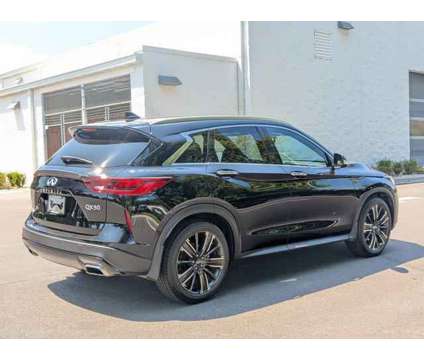 2022 Infiniti QX50 LUXE is a Black 2022 Infiniti QX50 Luxe Station Wagon in Wake Forest NC