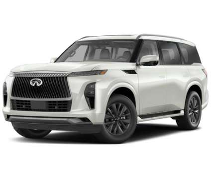 2025 Infiniti QX80 PURE AWD is a White 2025 Infiniti QX80 SUV in Ramsey NJ