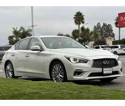 2021 Infiniti Q50 LUXE is a White 2021 Infiniti Q50 Sedan in Torrance CA