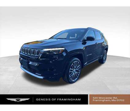 2023 Jeep Compass Limited 4x4 is a Black 2023 Jeep Compass Limited SUV in Framingham MA