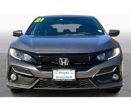 2021UsedHondaUsedCivic HatchbackUsedCVT is a Grey 2021 Honda Civic Car for Sale in Greenbelt MD